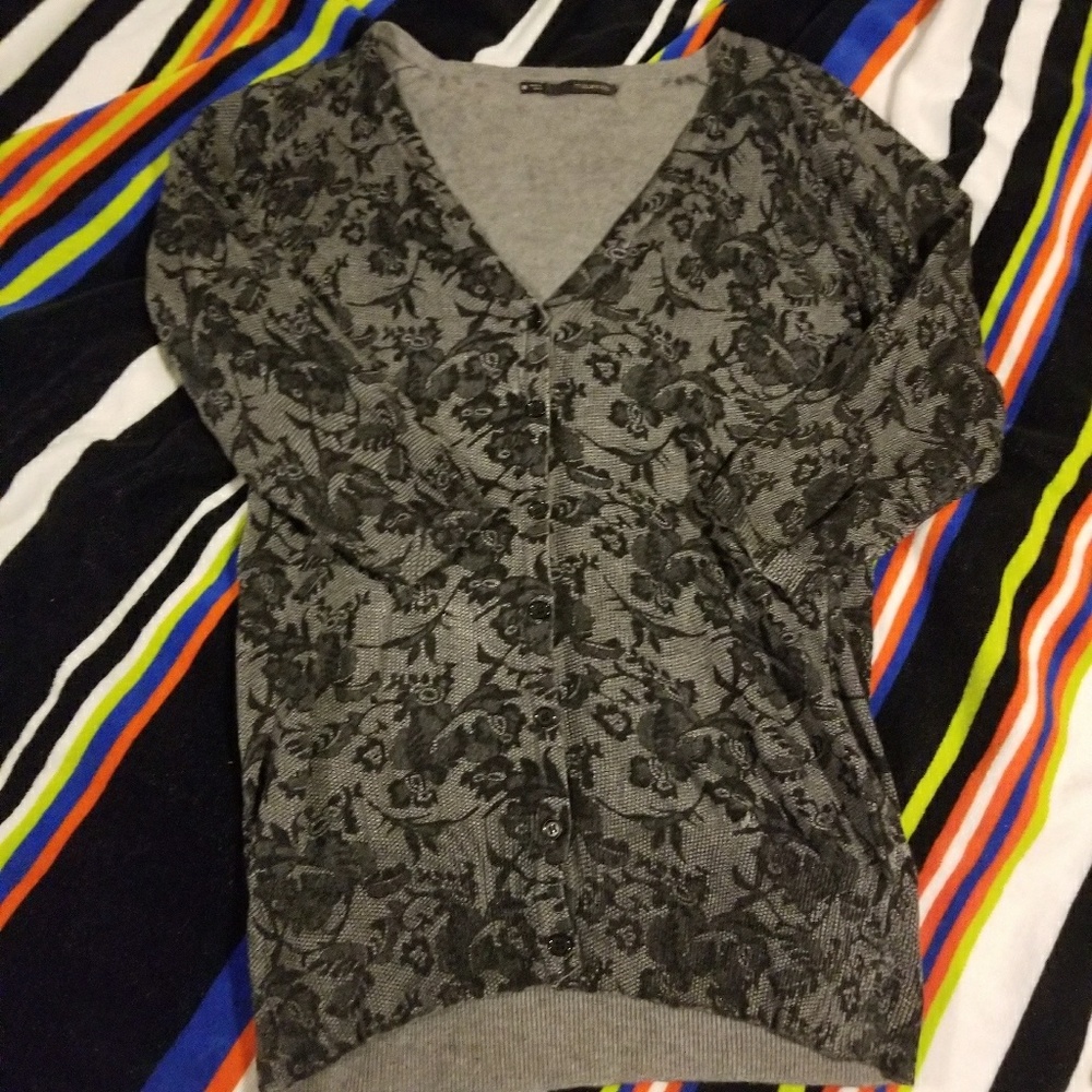 Maurices Floral Print Cardigan